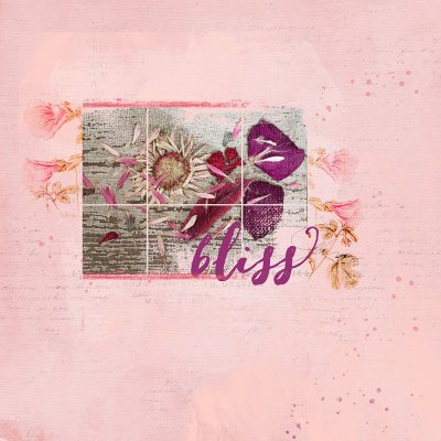 Template Freebie: Pressed Flowers