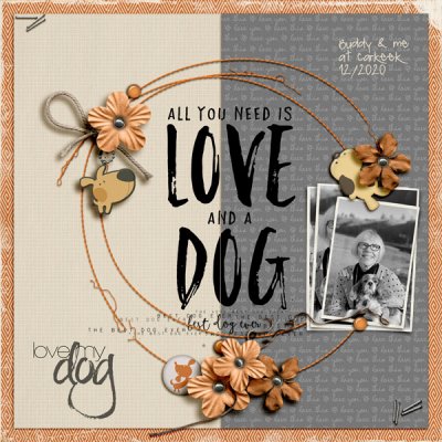 Story Scrapbook Chllange - Love My Dog