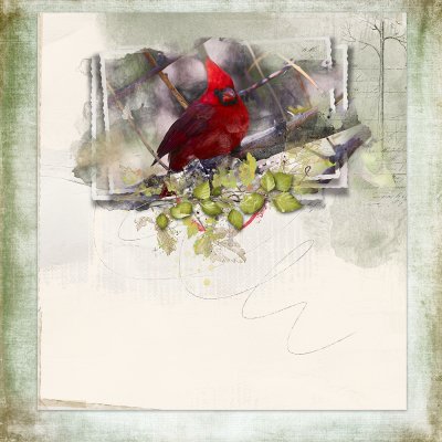 Painted Cardinal