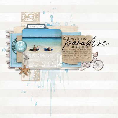 Get Inspired: Vintage Ticket Ephemera Brushes and Stamps - Paradise
