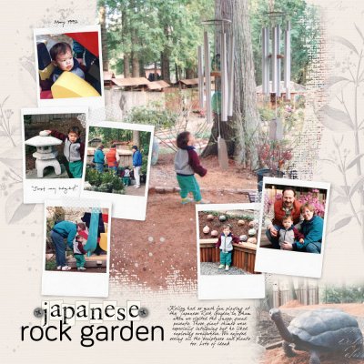 1992 05 Japanese Rock Garden with grandparents