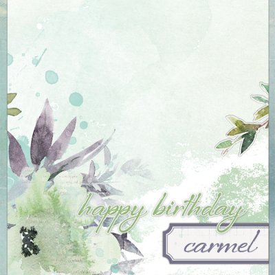 happy birthday carmel!