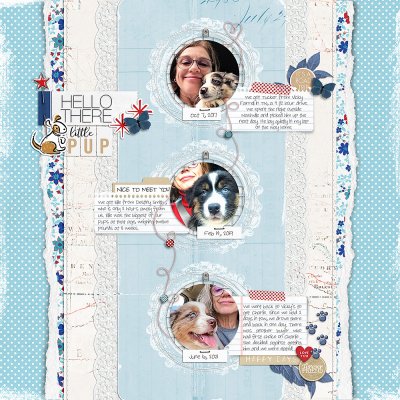 Hello There: July Scraplift Chain