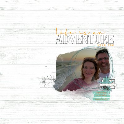August Scraplift Chain:Life is an adventure with you