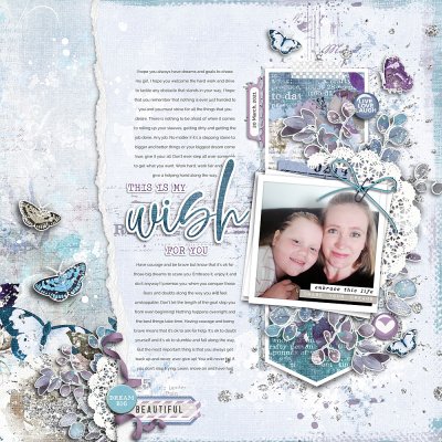 August Scraplift Chain / This Is My Wish For You