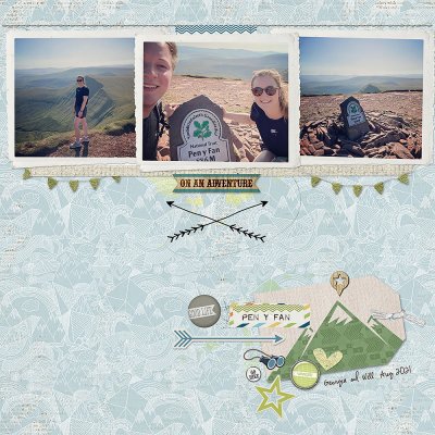 Climbing Pen Y Fan