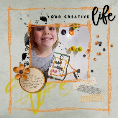 Get Inspired Challenge: Pencil Lines Frames ~ Creative Life