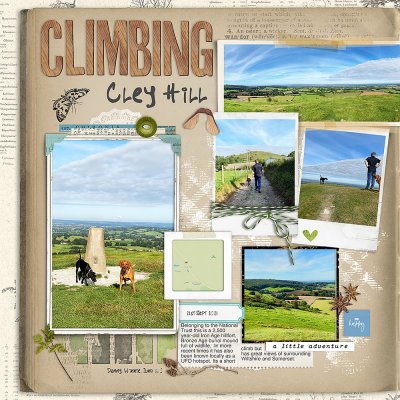 Clmbing Cley Hill