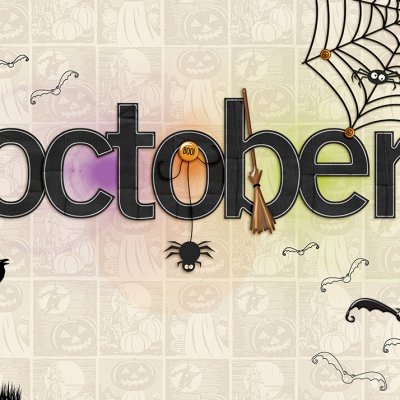 October calendar topper