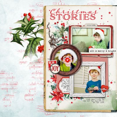 Christmas Stories {left page}