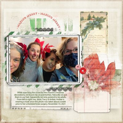 Friends & Pointsettias