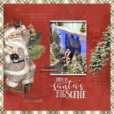 Santa's Big Scene