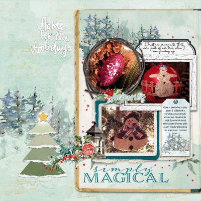 Christmas Tree-Christmas Journal LT02-left