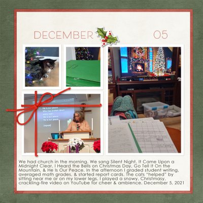 Dec 5 2021 Cats, Report Cards, & Carols
