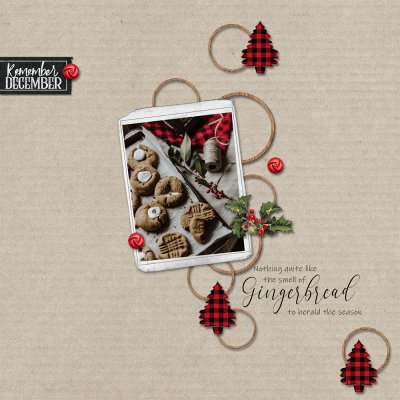 Get Inspired Challenge: Buffalo Plaid - Gingerbread