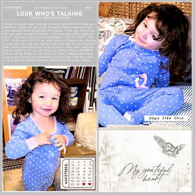 DOCUMENTING DAYS WITH ISA - LOOK WHO'S TALKING