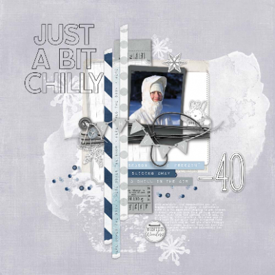 January Color Challenge - Just a bit chillly