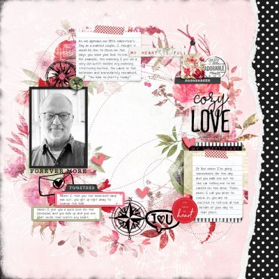 Cozy Love-Story Scrapbook Challenge