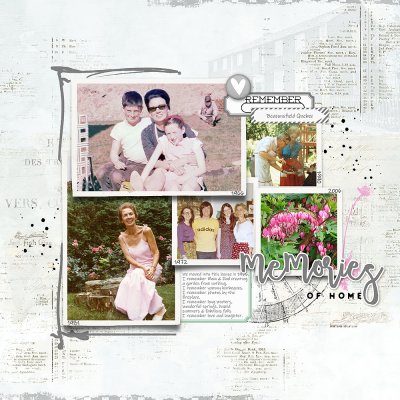 Template Mash Up - Memories of Home