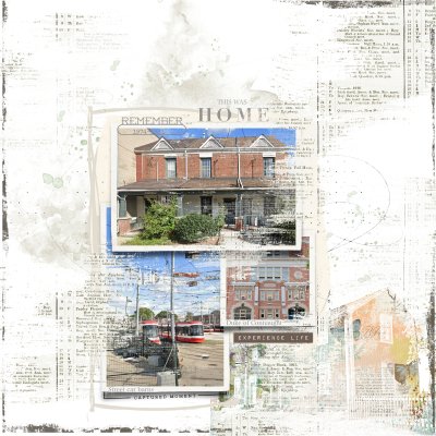 Template Mash up - Home memories