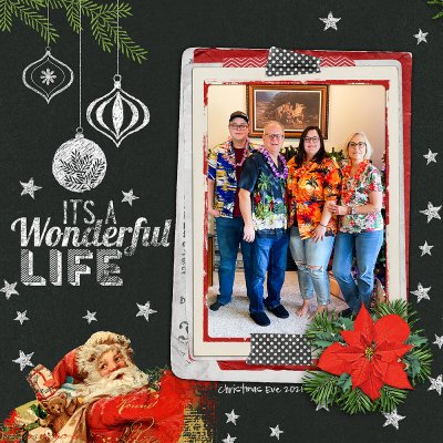 Christmas Eve - It's a Wonderful Life - LEFT SIDE