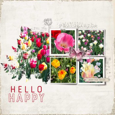 Scraplift Chain (Linda)-Hello Happy