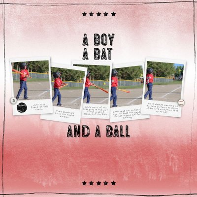 a boy, a bat and a ball