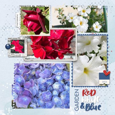 Red, White & Blue Garden