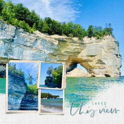 Pictured Rocks Left