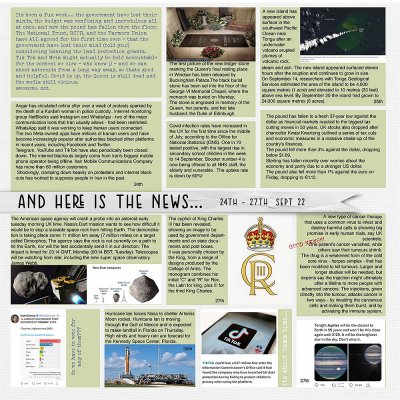 And here is the news 24-27th