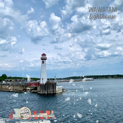 Wawatam Lighthouse scraplift chain