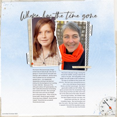 Story Scrapbook Challenge : Time