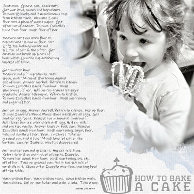 NOVEMBER LET'S BLEND / HOW TO BAKE A CAKE