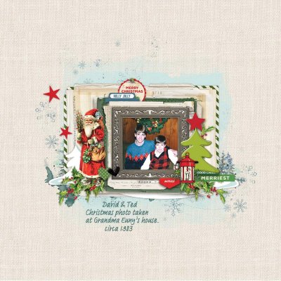 Two Brothers-a look back Christmas photo