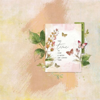 thoughtfulness card-Take Time