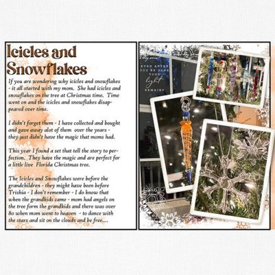 icicles and snowflakes the story