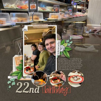 2022 12 28 Niall's birthday dinner