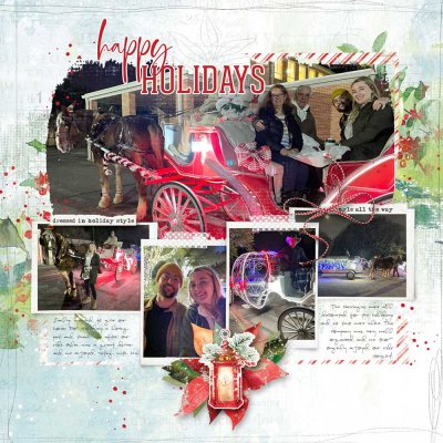 Carriage Ride Happy Holiday