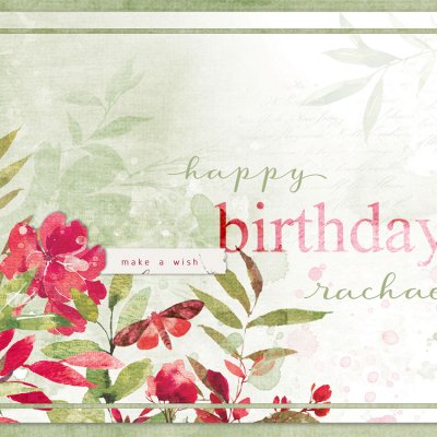 happy birthday rachael