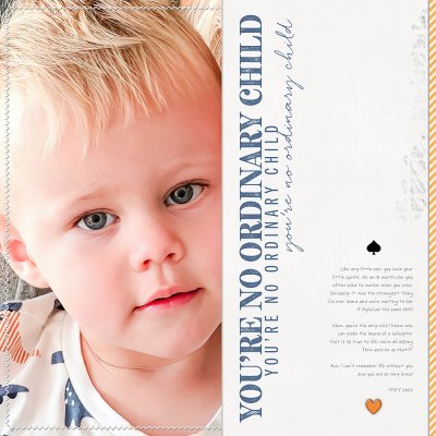 No Ordinary Child