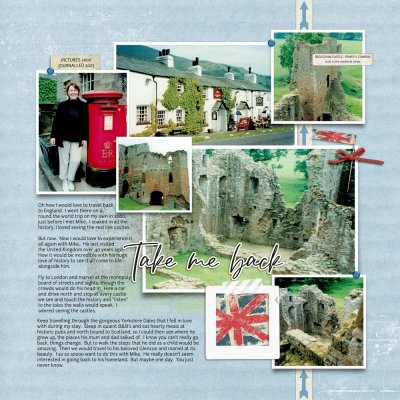 Story Scrapbook Challenge : Take me Away