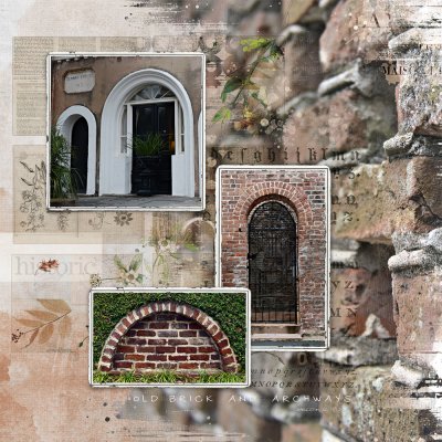 old brick and archways