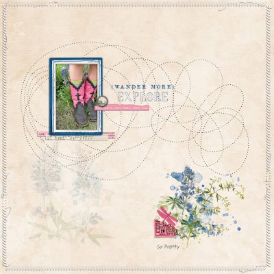 Scraplift: Jana (In the Bluebonnet Field)