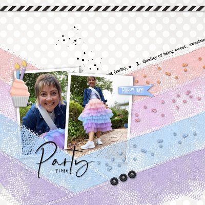 April Scraplift Chain - Party Time