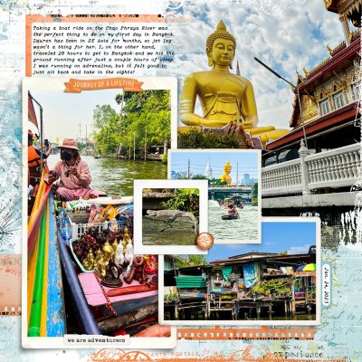 We Love Being Travelers - Bangkok - Boat ride on the Chao Phraya River (RIGHT SIDE)