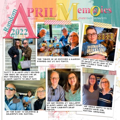April 2022 Random Memories - LEFT SIDE