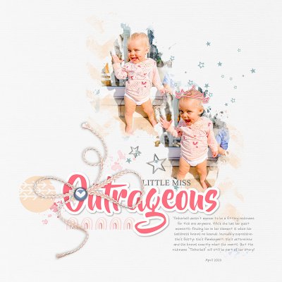 Little Miss Outrageous (April Scraplift Chain)