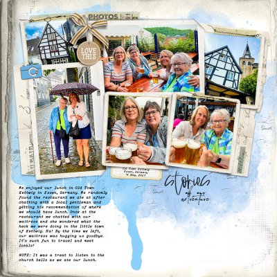 Stories of our Adventure - Lunch in Kettwig, Germany