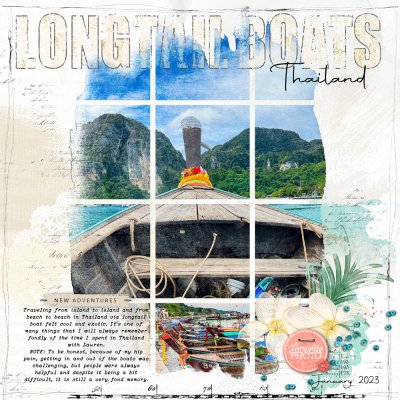 A Favorite Memory - Longtail Boats in Thailand