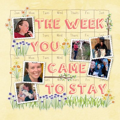 Get Inspired Challenge - Book Covers: The Week You Came to Stay